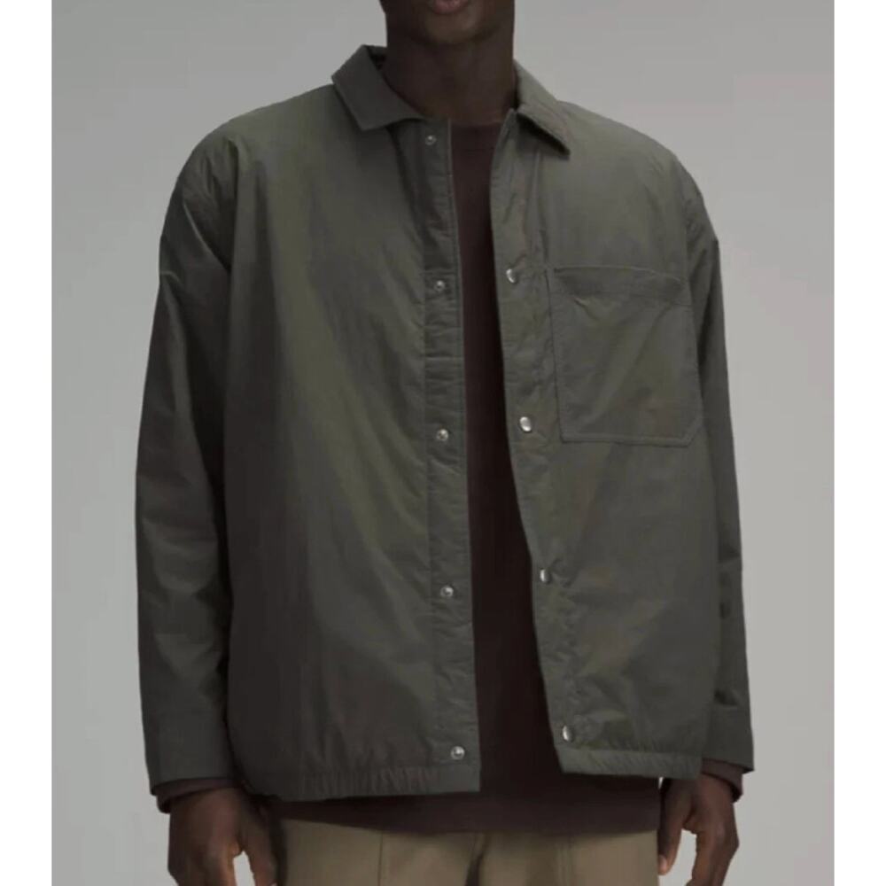 Lululemon Insulated Coaches Jacket Olive Green Size XL​ - Picture 2 of 10